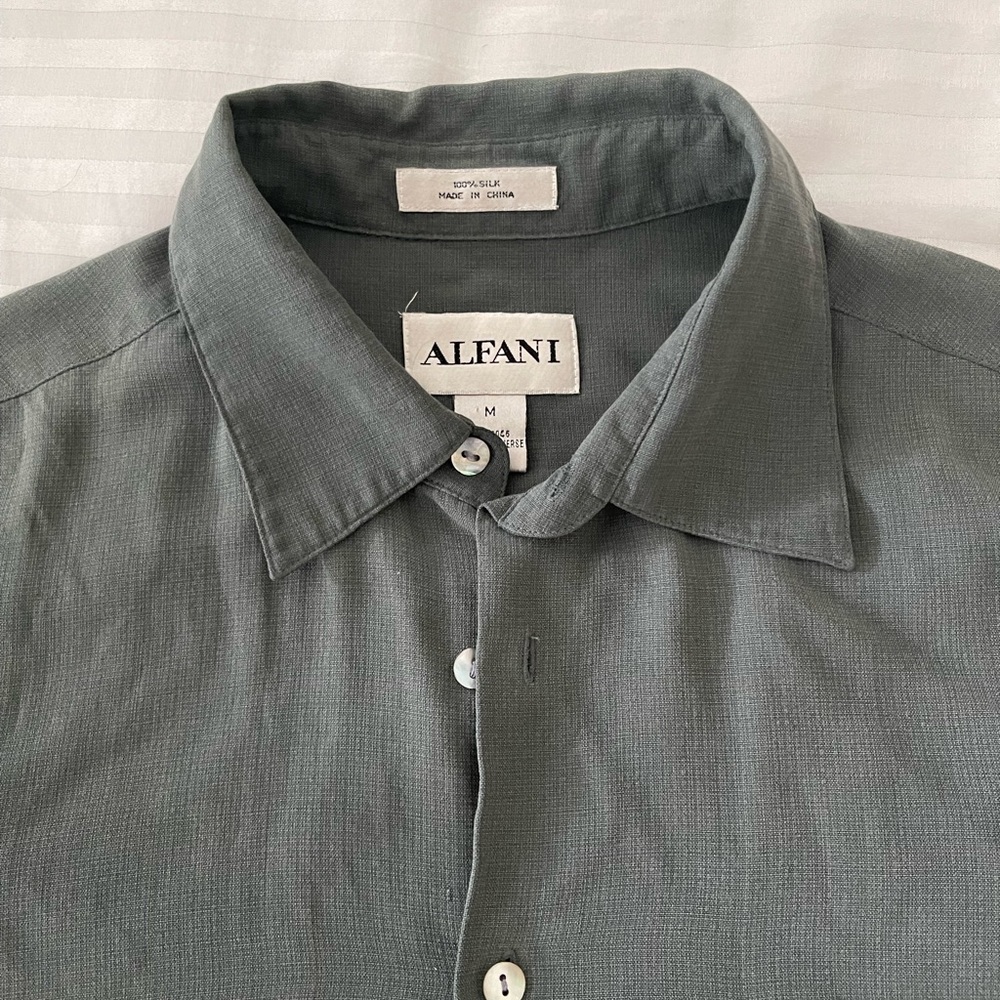 Alfani Camp Collar Shirt
